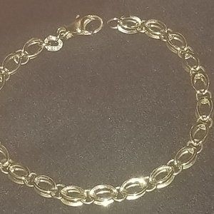 RARE VINTAGE ESTATE GUMPS GUMP'S LINK KEEPSAKE ITALY 14k GOLD 7" CHARM BRACELET